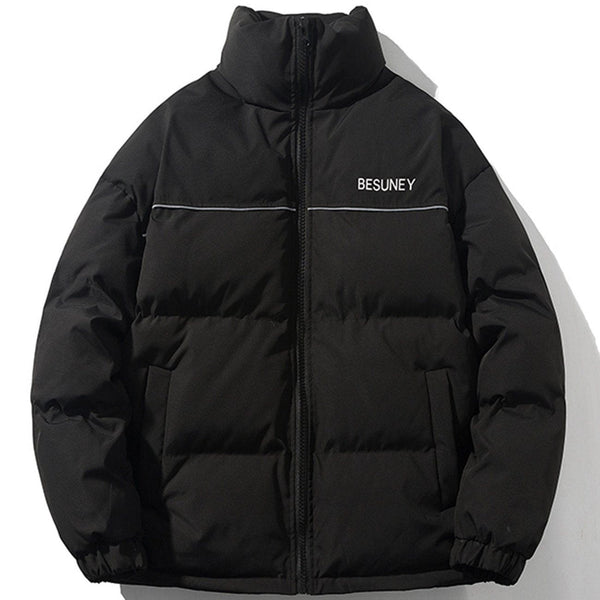 AlanBalen® - Spliced Reflective Strip Winter Coat AlanBalen