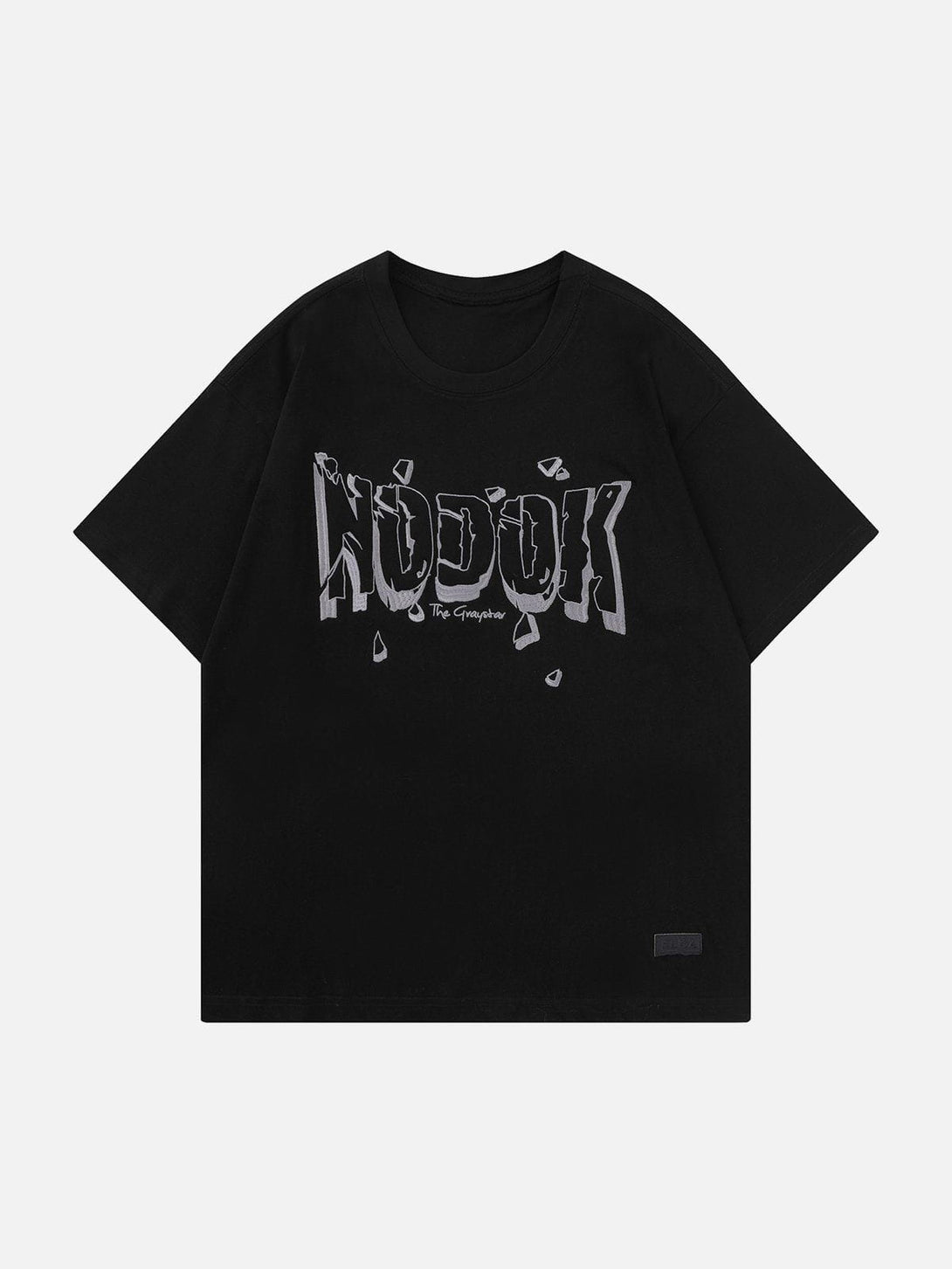 AlanBalen® - Sponge Embroidered Letter Tee AlanBalen