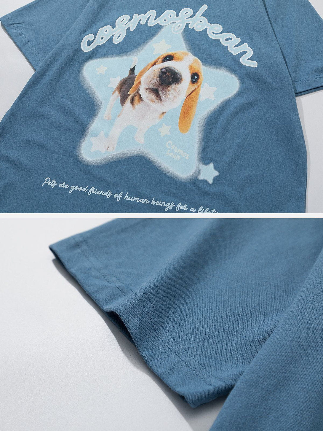 AlanBalen® - Star Dog Print Tee AlanBalen