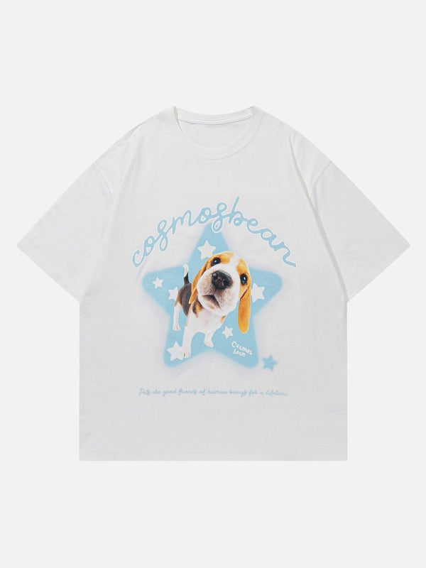 AlanBalen® - Star Dog Print Tee AlanBalen