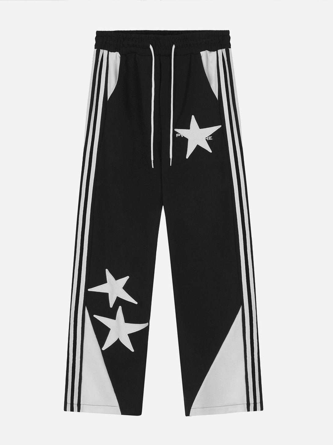 AlanBalen® - Star Embroidered Side Stripe Sweatpants AlanBalen