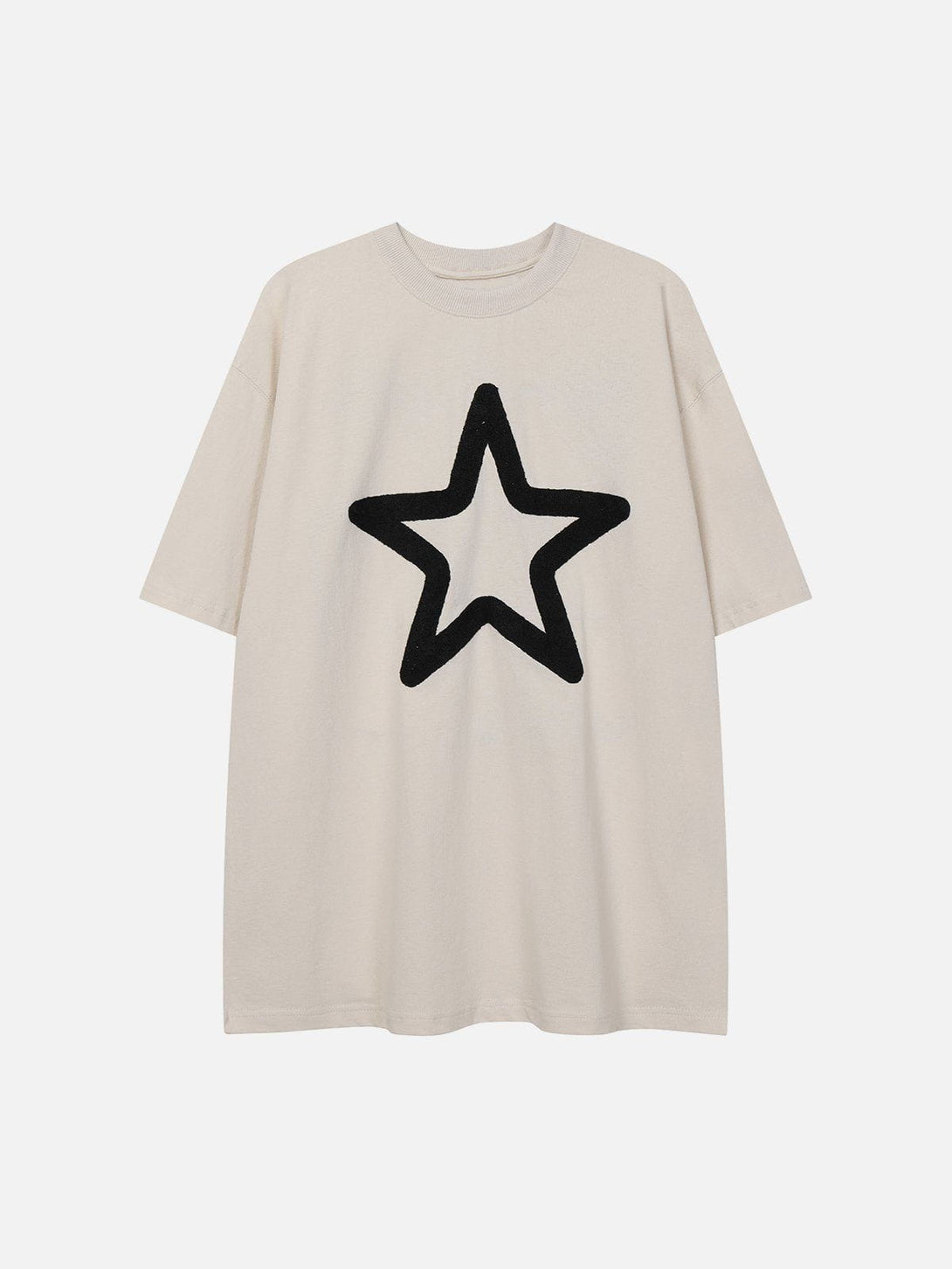 AlanBalen® - Star Embroidery Cotton Tee AlanBalen