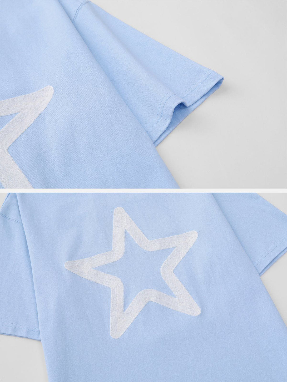 AlanBalen® - Star Embroidery Cotton Tee AlanBalen