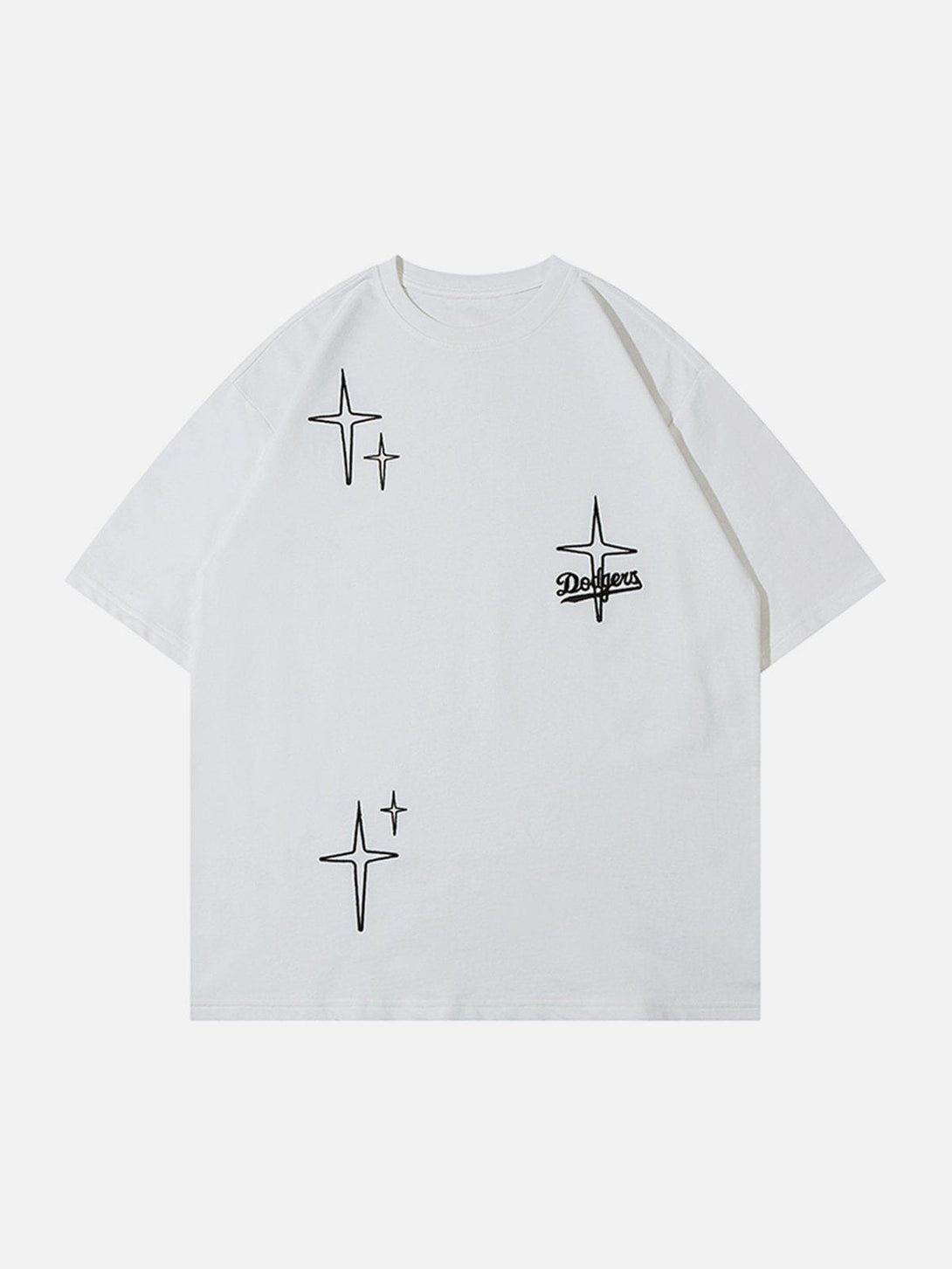 AlanBalen® - Star Embroidery Print Tee AlanBalen