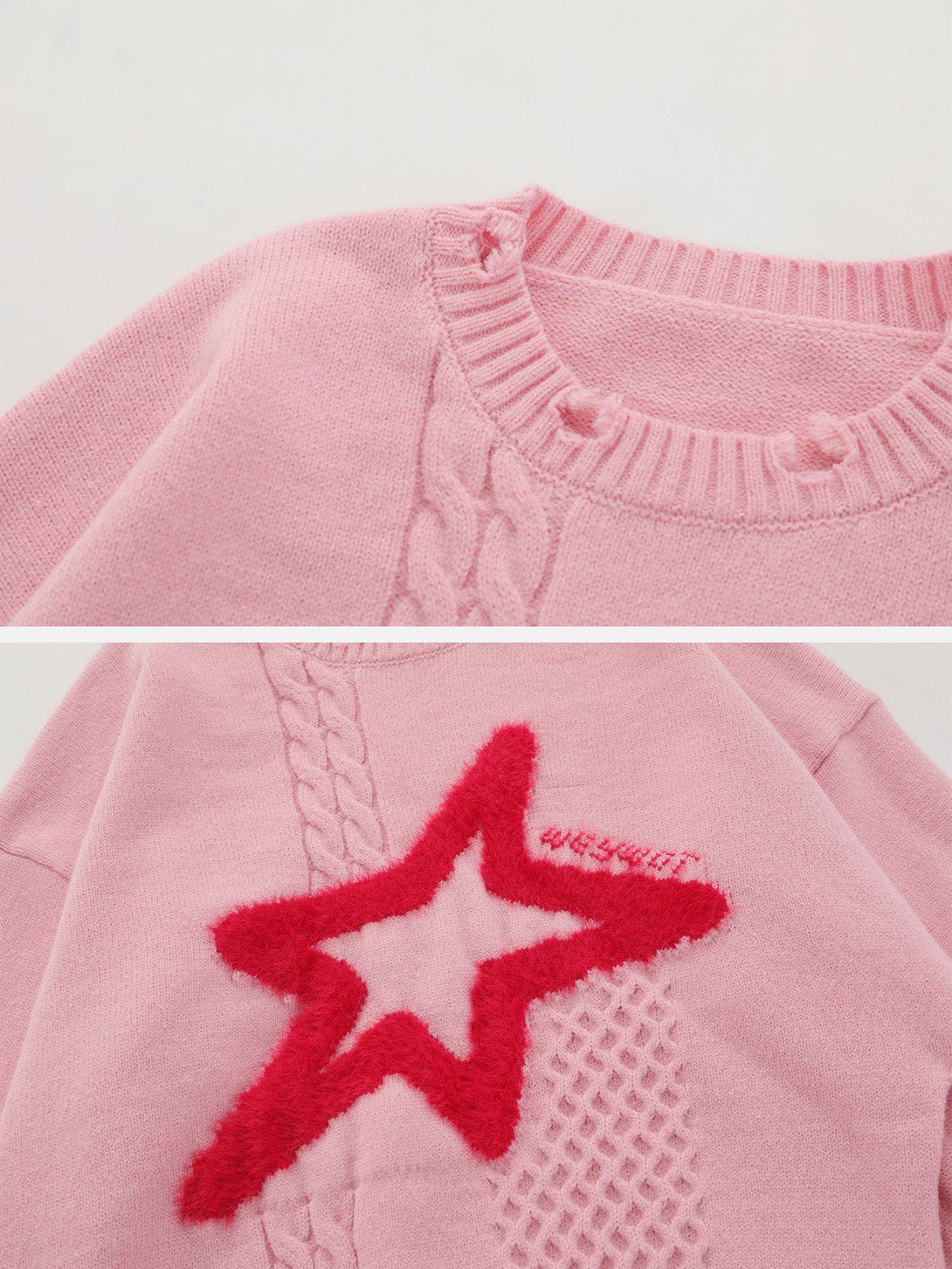 AlanBalen® - Star Embroidery Sweater AlanBalen