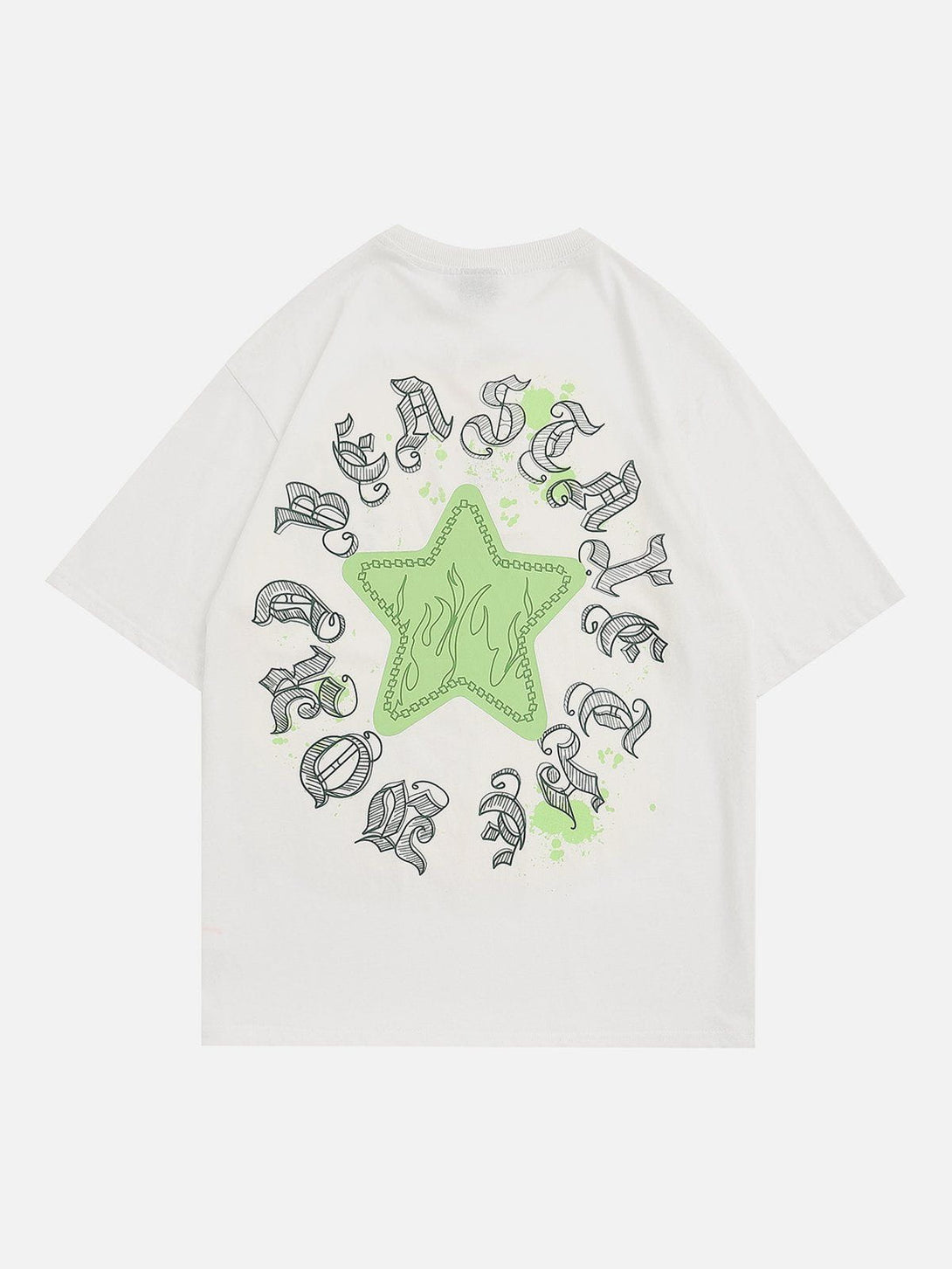 AlanBalen® - Star Flame Print Tee AlanBalen