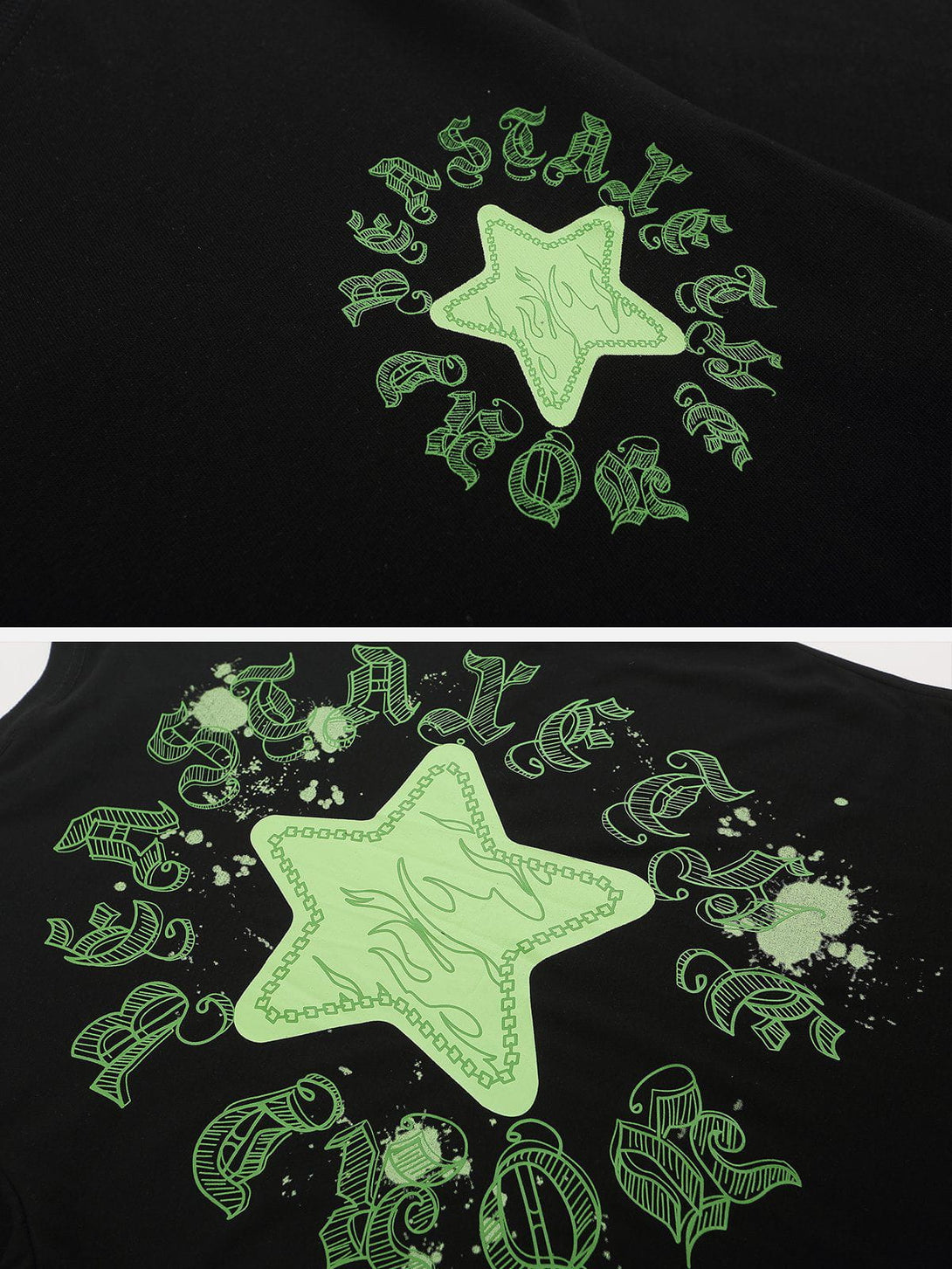 AlanBalen® - Star Flame Print Tee AlanBalen