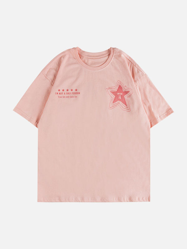 AlanBalen® - Star Gradient Graffiti Tee AlanBalen