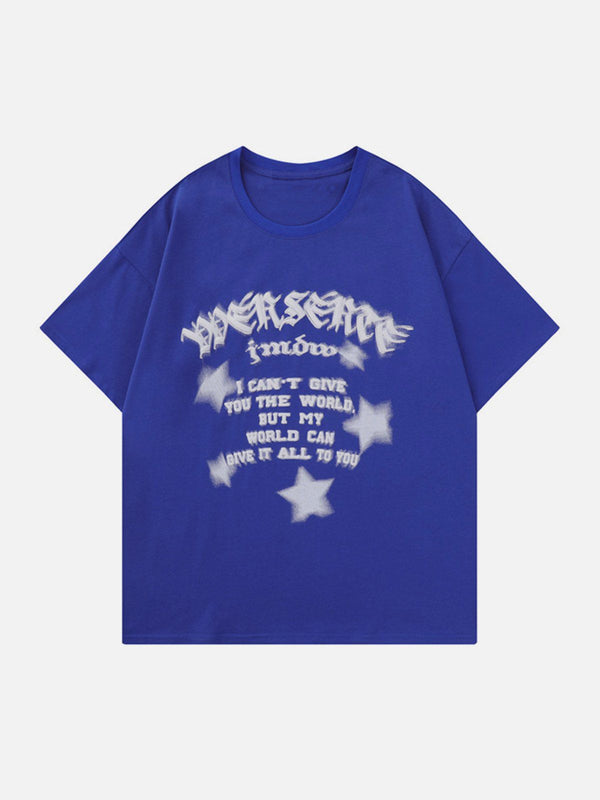 AlanBalen® - Star Gradient Print Tee AlanBalen