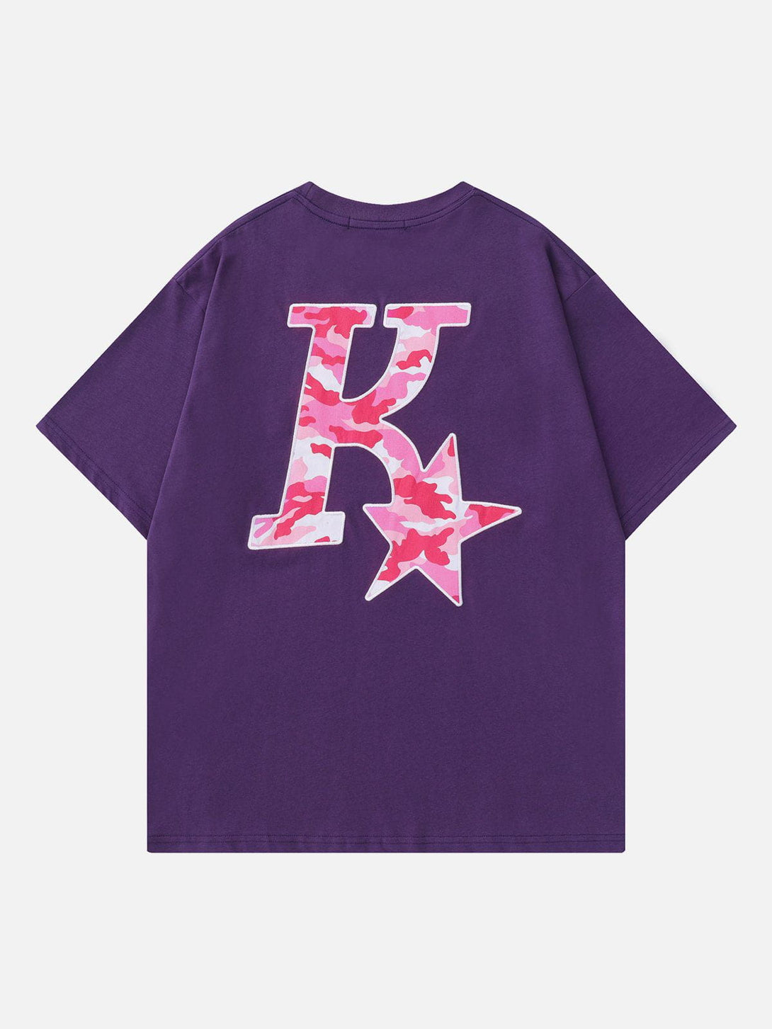 AlanBalen® - Star Letter Embroidery Tee AlanBalen