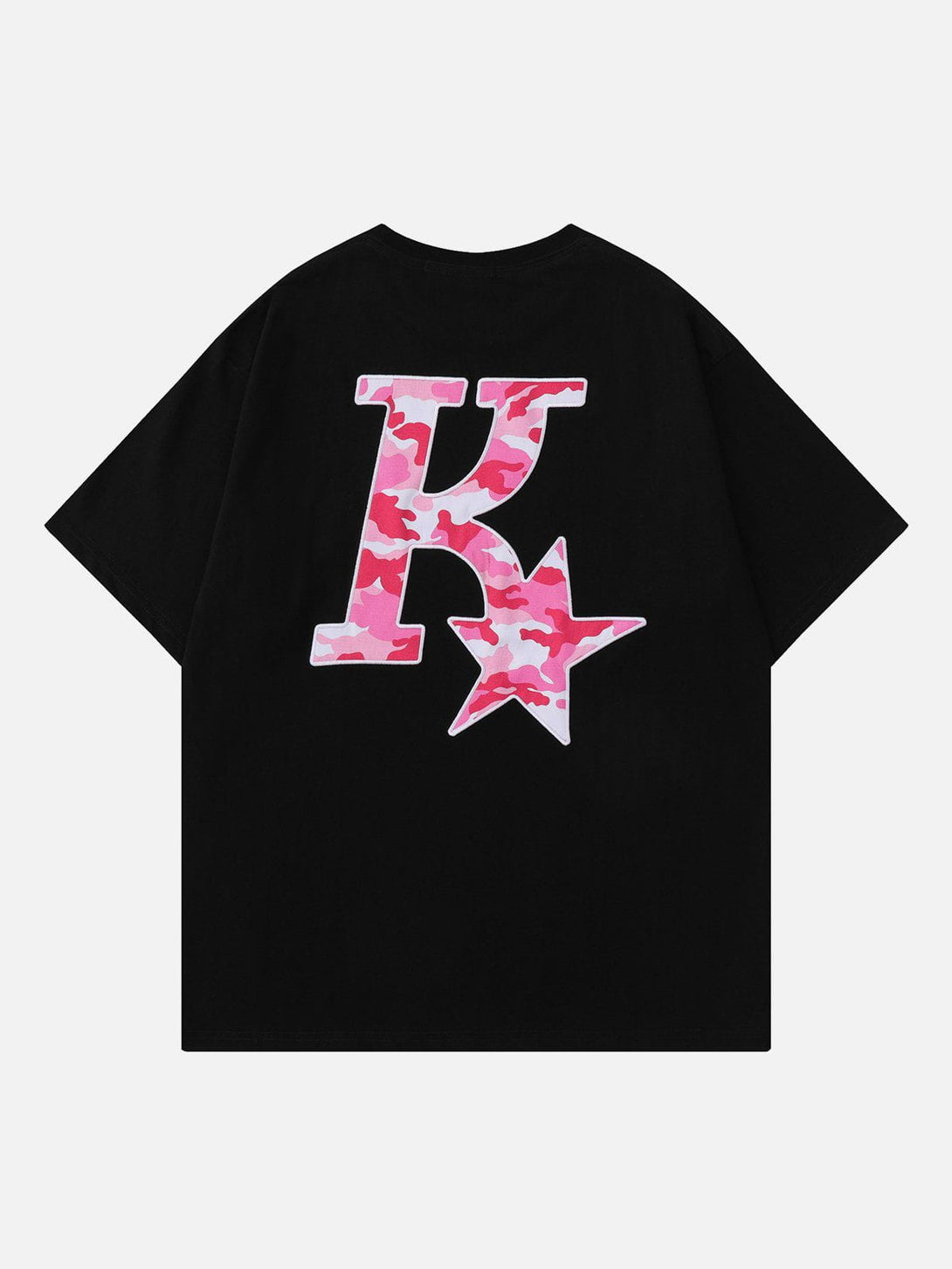 AlanBalen® - Star Letter Embroidery Tee AlanBalen