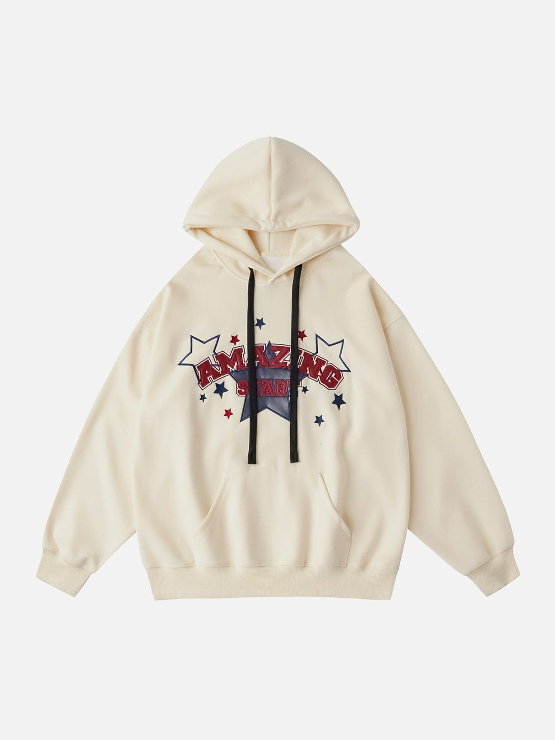 AlanBalen® - Star Letter Print Hoodie AlanBalen