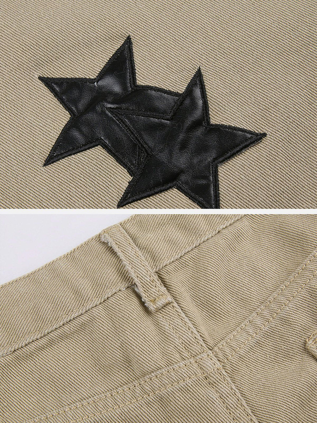 AlanBalen® - Star Patchwork Jeans AlanBalen