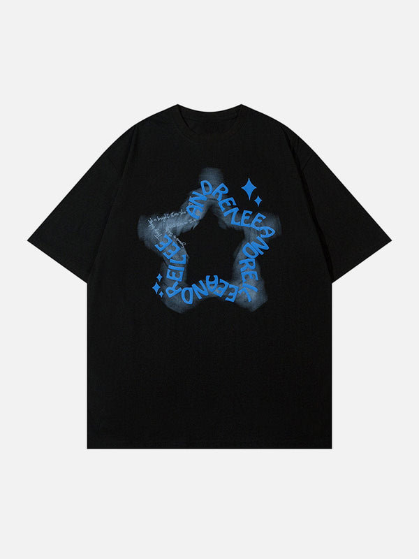 AlanBalen® - Star Plastisol Printing Tee AlanBalen