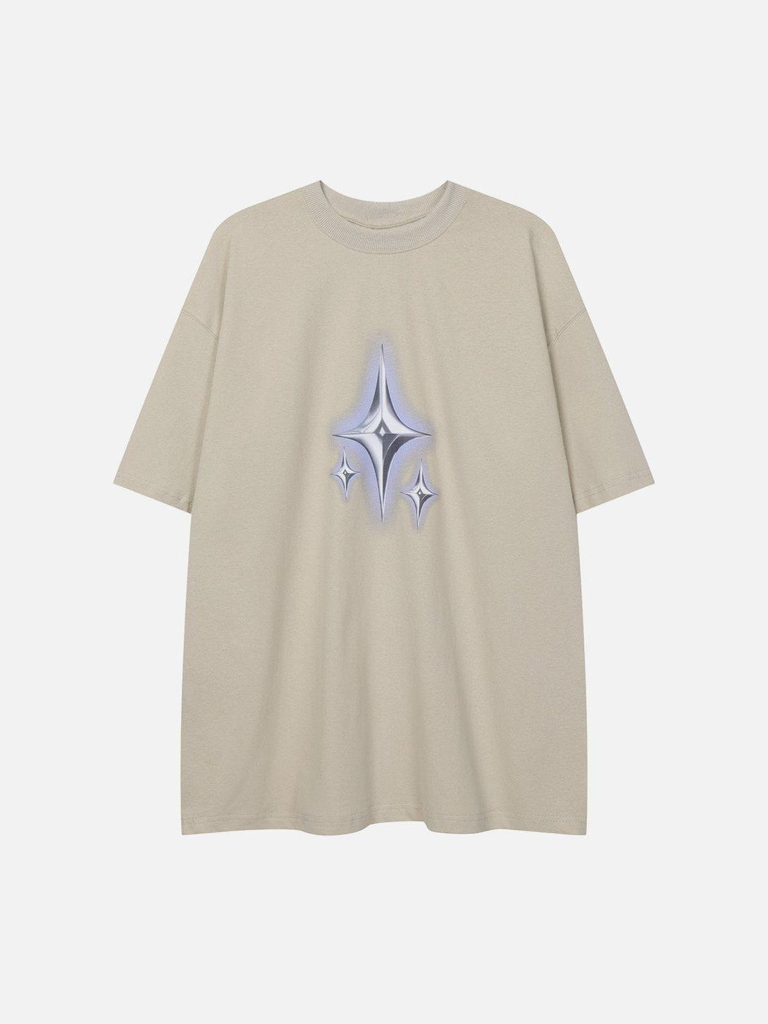 AlanBalen® - Star Print Cotton Tee AlanBalen