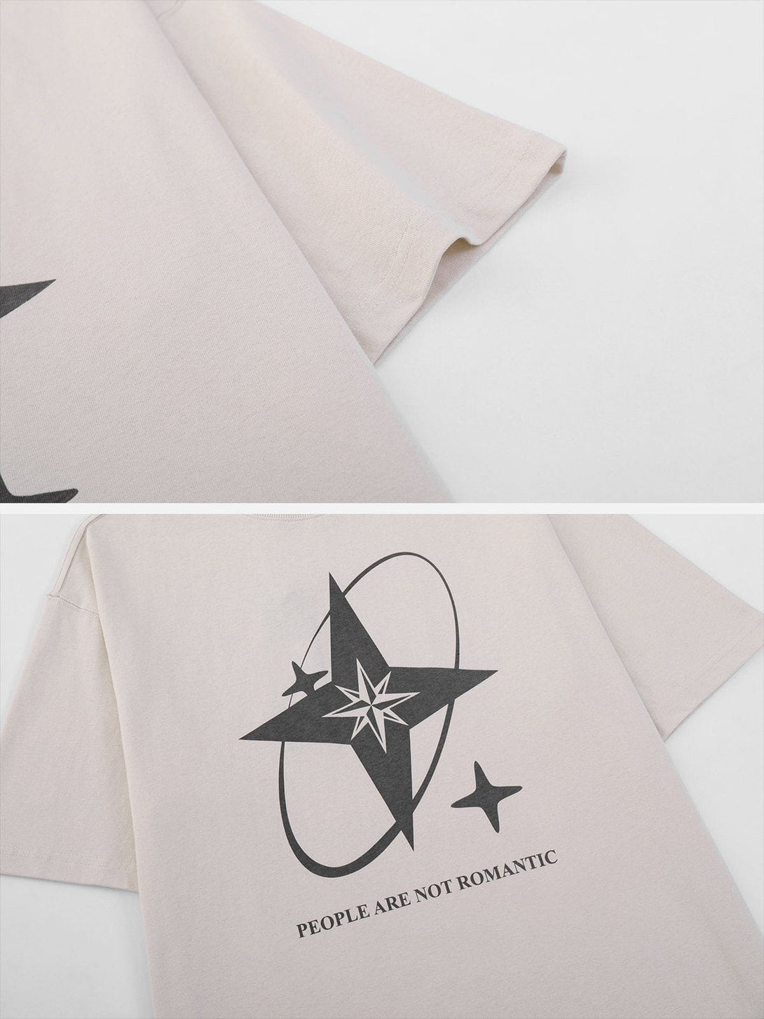 AlanBalen® - Star Print Cotton Tee AlanBalen