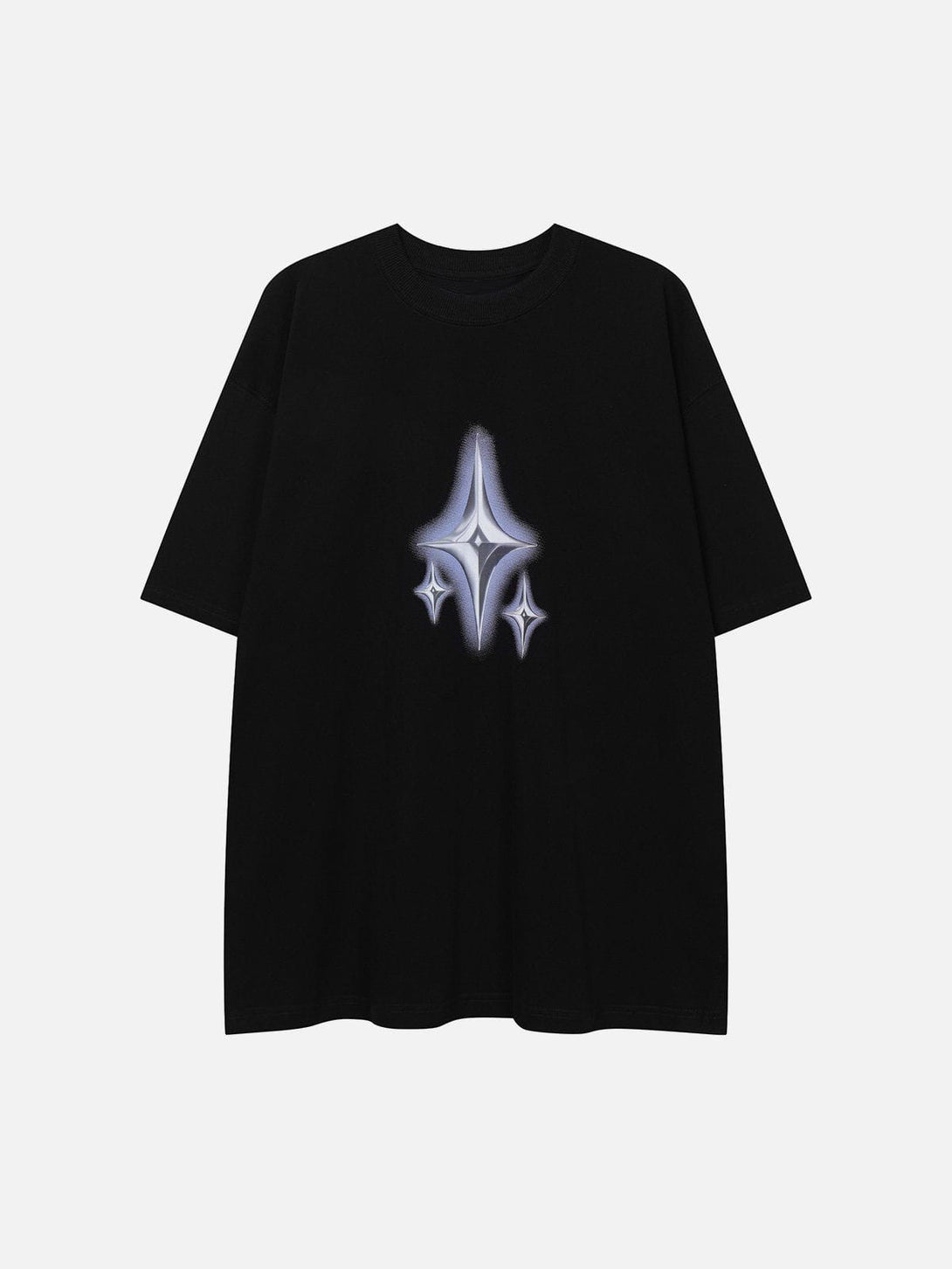 AlanBalen® - Star Print Cotton Tee AlanBalen