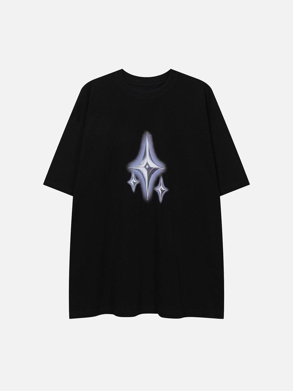 AlanBalen® - Star Print Cotton Tee AlanBalen