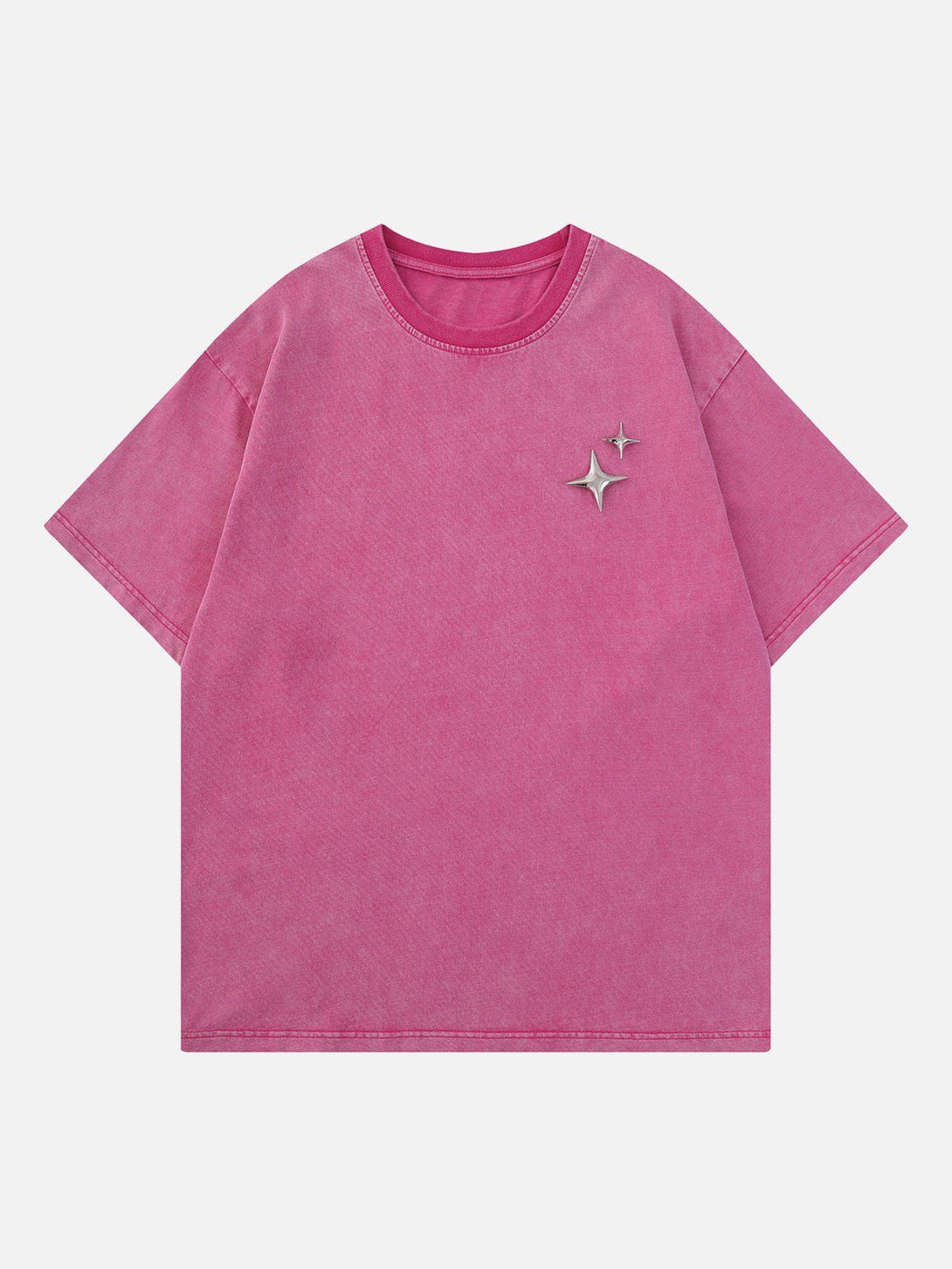 AlanBalen® - Star Print Washed Tee AlanBalen