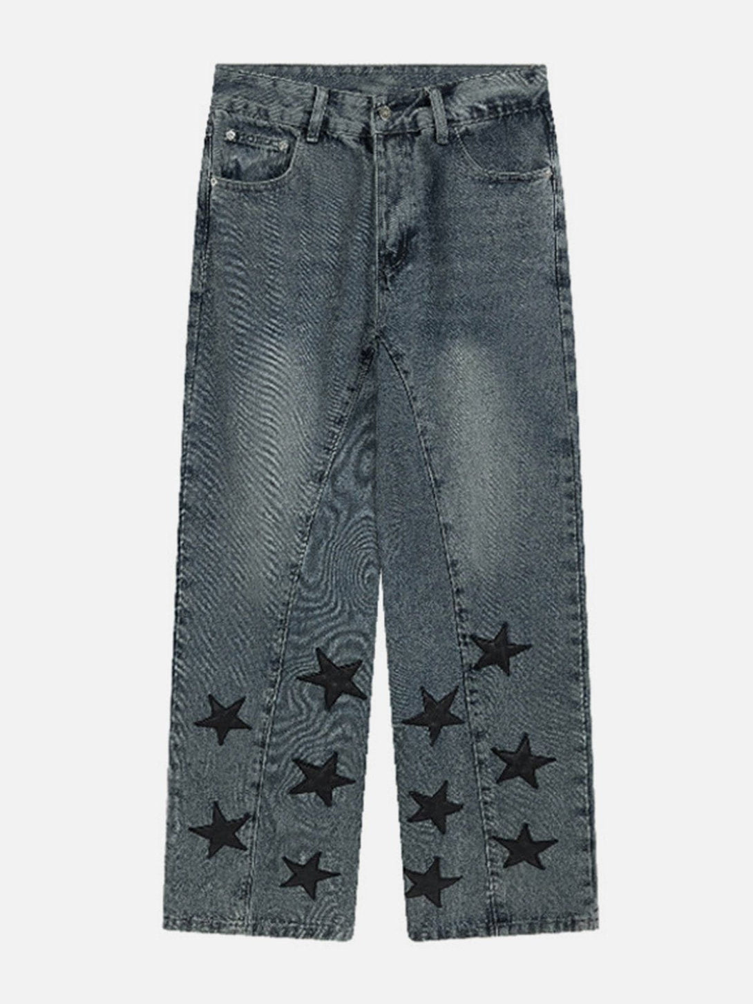AlanBalen® - Star sticker Jeans AlanBalen