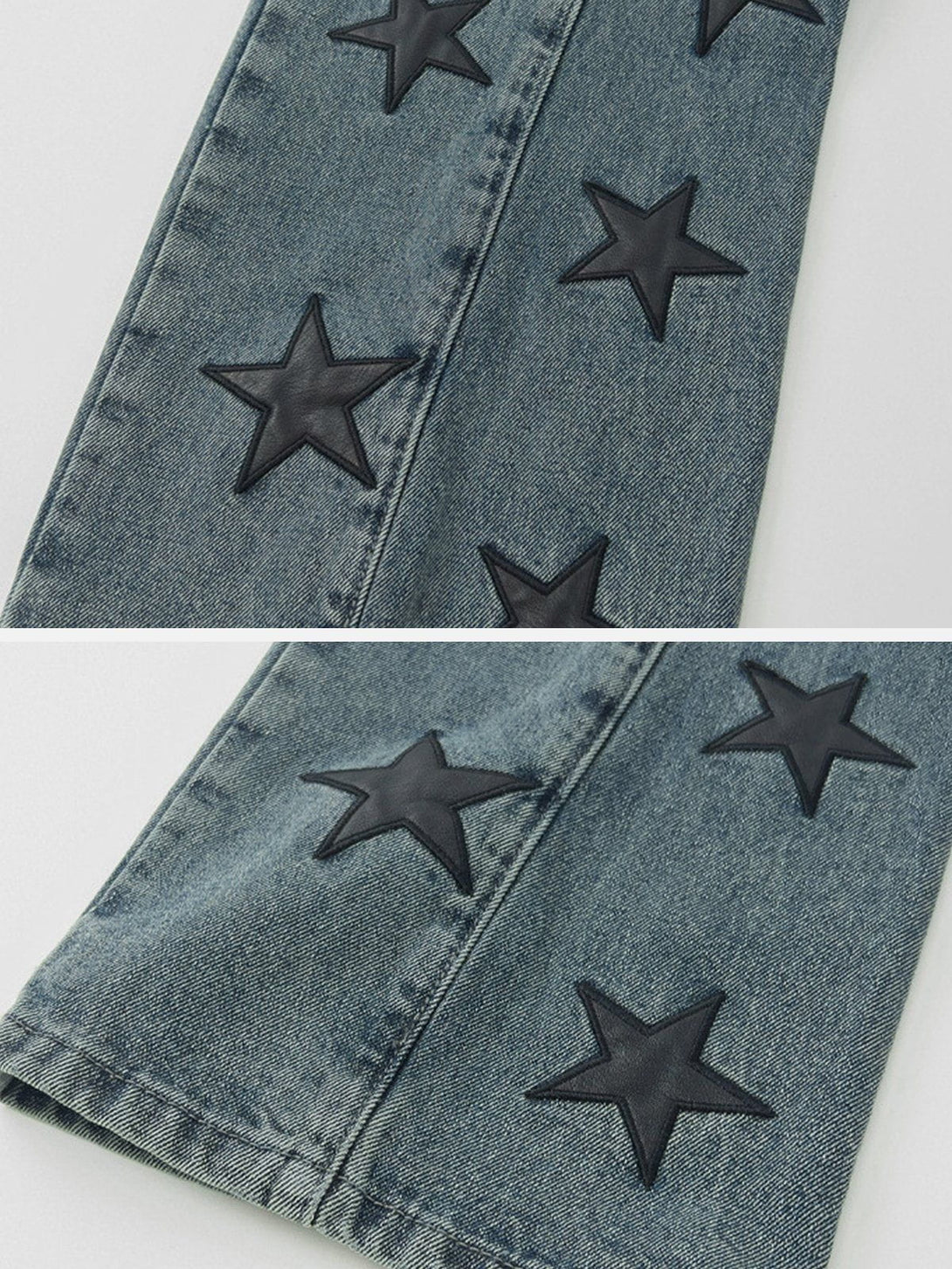 AlanBalen® - Star sticker Jeans AlanBalen