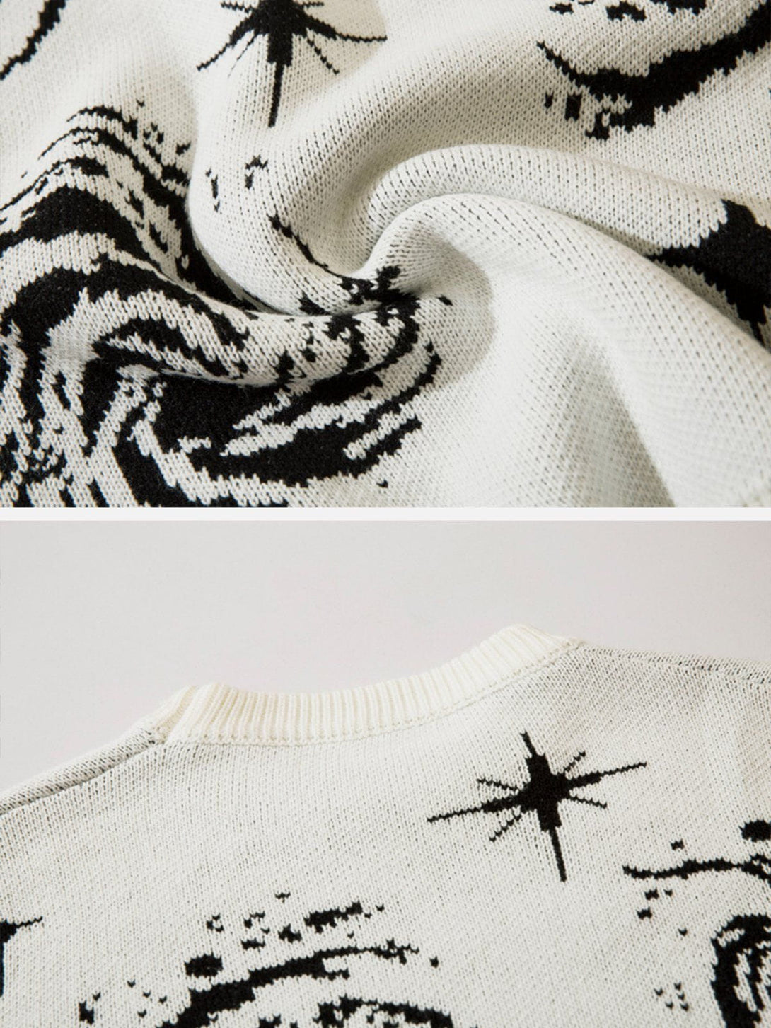 AlanBalen® - Starry Night Jacquard Knit Sweater AlanBalen
