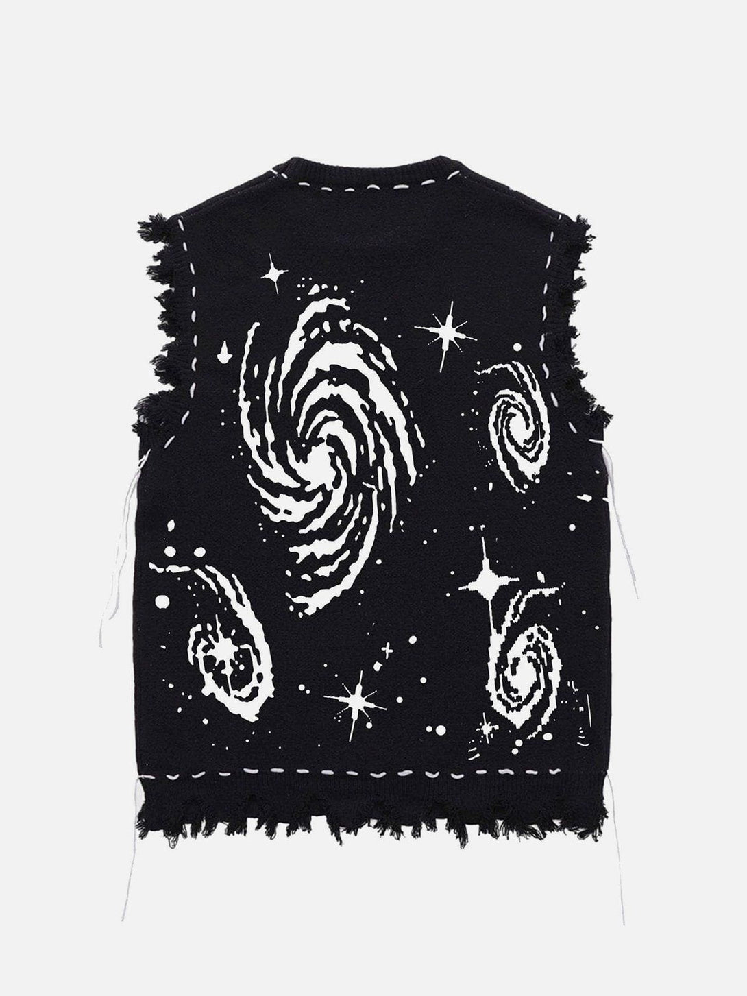 AlanBalen® - Starry Night Swirl Graphic Sweater Vest AlanBalen