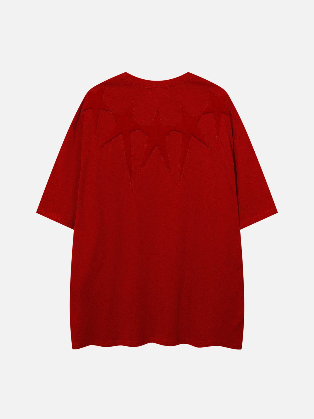 AlanBalen® - Stick Sponge Embroidered Stars Print Tee AlanBalen