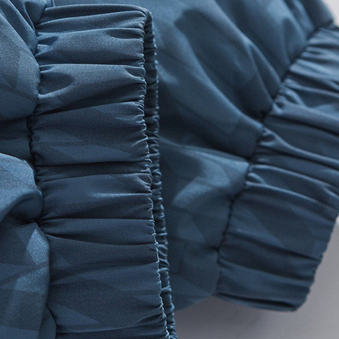AlanBalen® - Stitching Shoe Print Winter Coat AlanBalen
