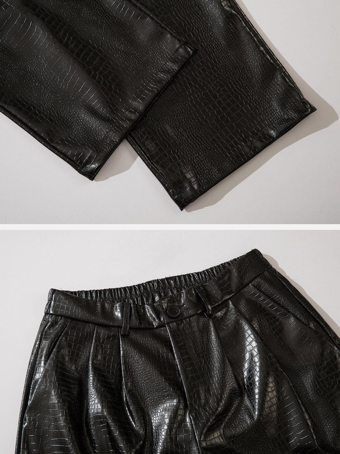 AlanBalen® - Straight Leather Pants AlanBalen