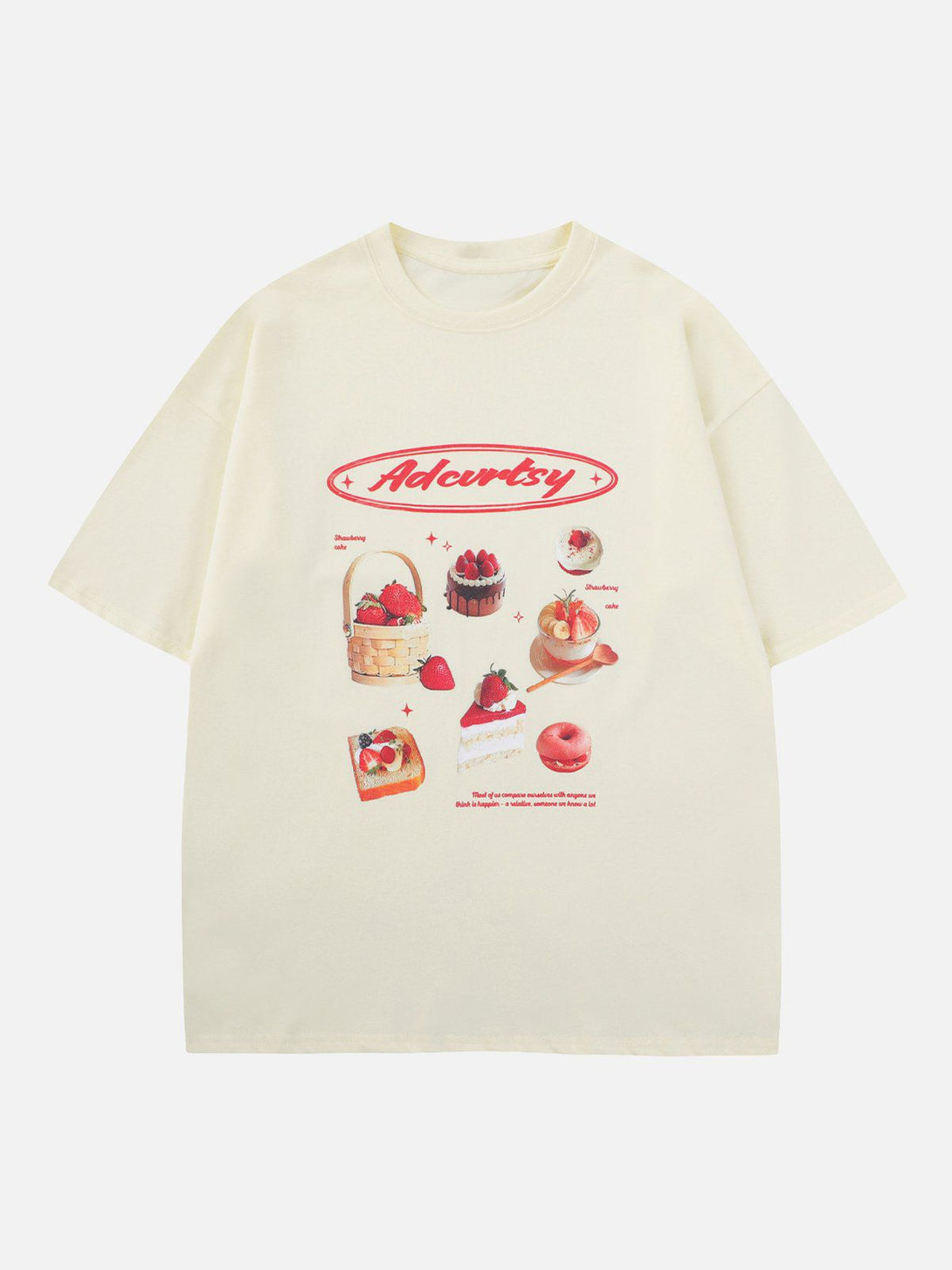 AlanBalen® - Strawberry Cake Print Tee AlanBalen