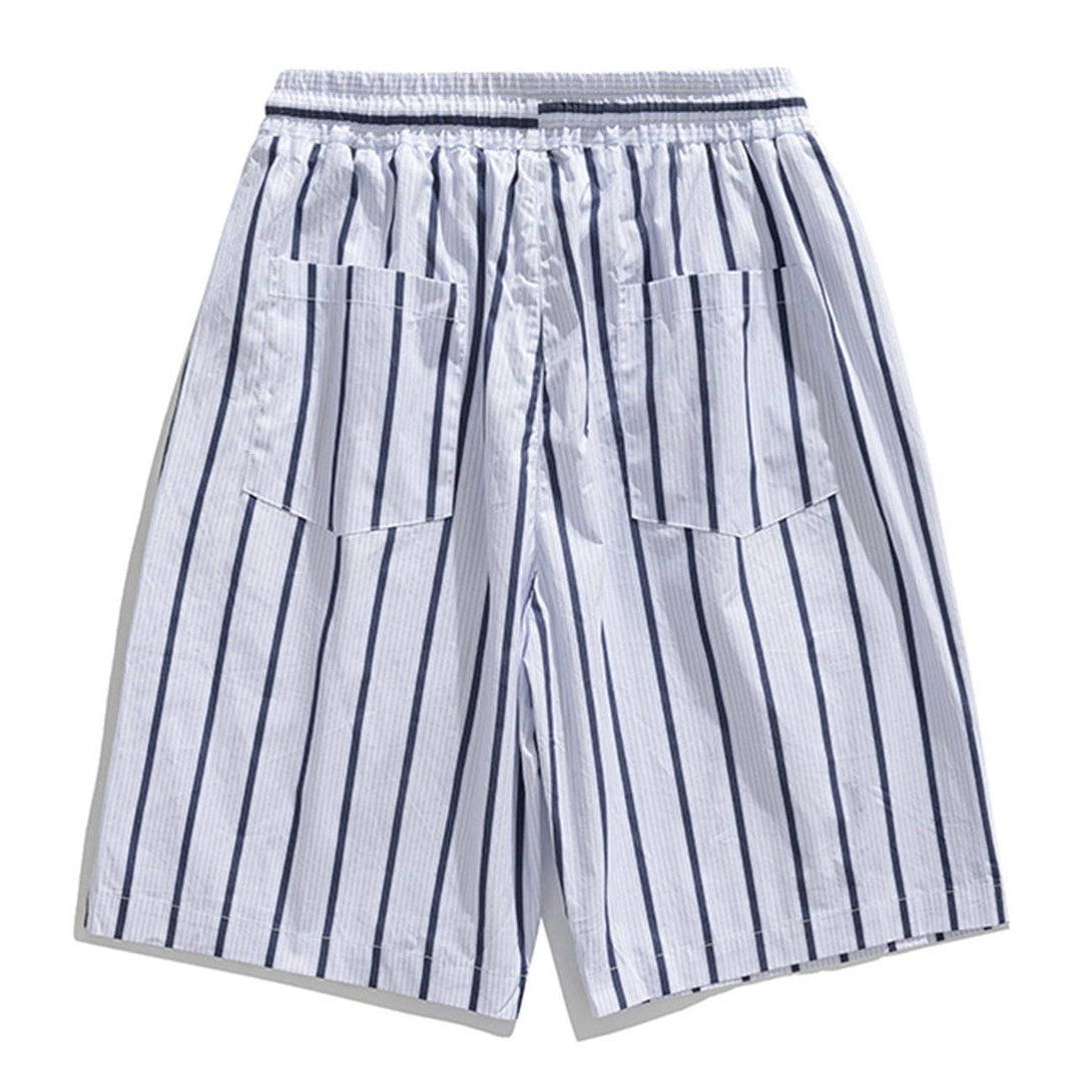 AlanBalen® - Stripe Drawstring Shorts AlanBalen