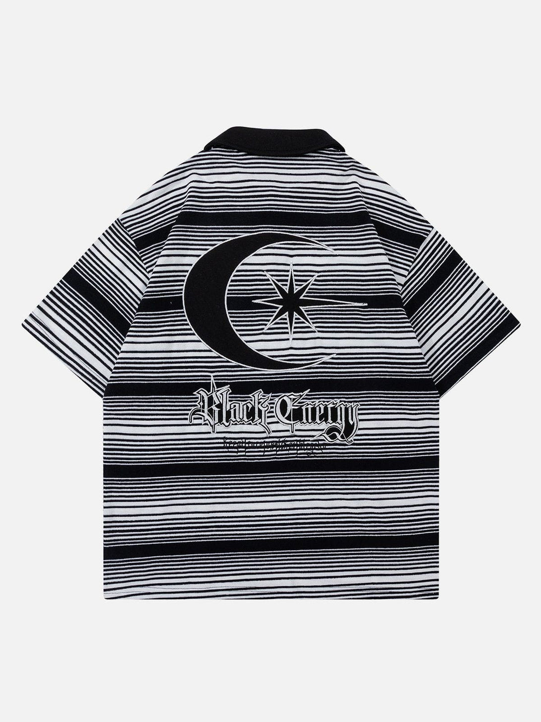 AlanBalen® - Stripe Embroidery Polo Tee AlanBalen