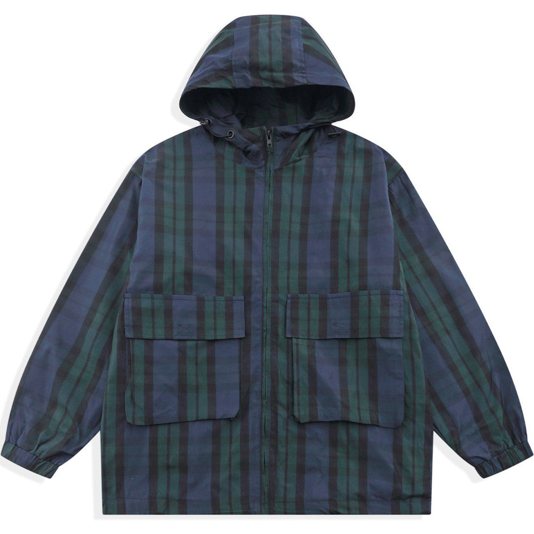 AlanBalen® - Stripe Hooded Jacket AlanBalen