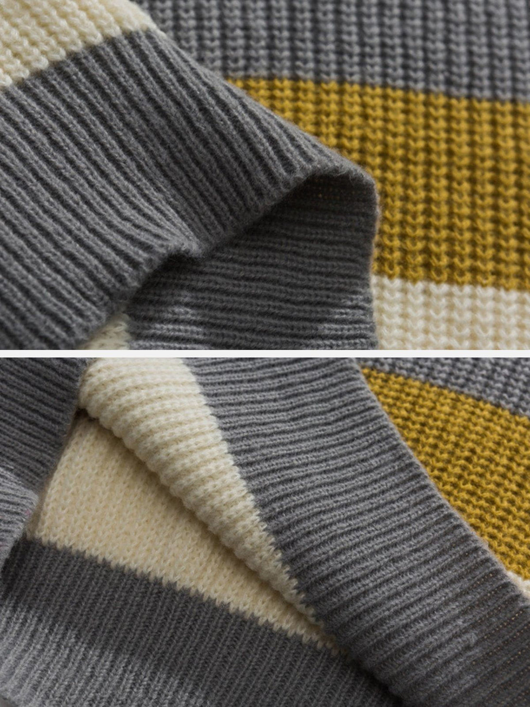 AlanBalen® - Stripe Patchwork Sweater AlanBalen