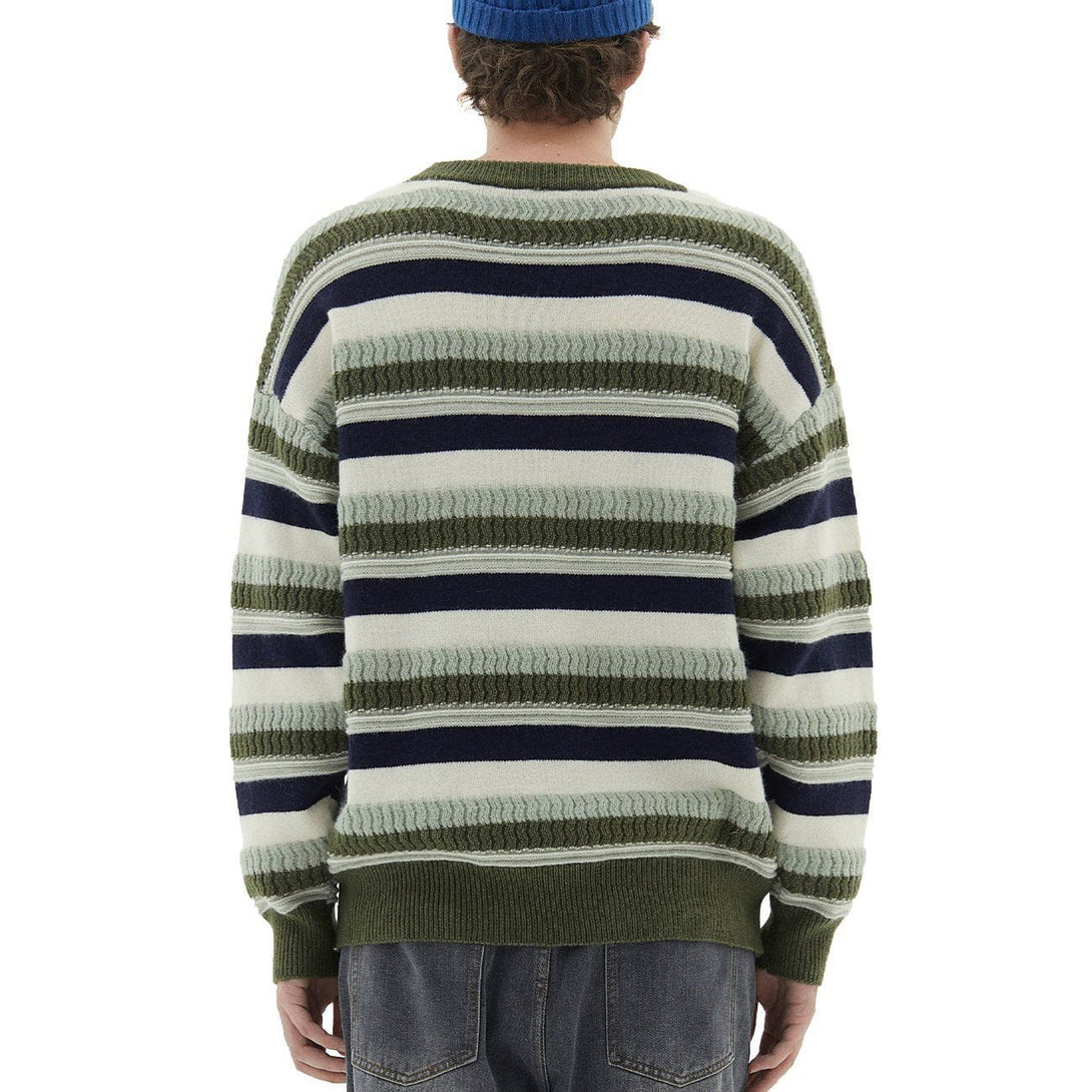 AlanBalen® - Stripe Pattern Knit Sweater AlanBalen