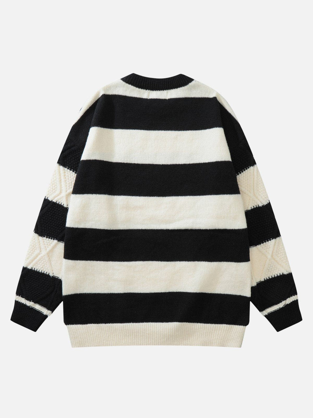 AlanBalen® - Stripe Print Sweater AlanBalen