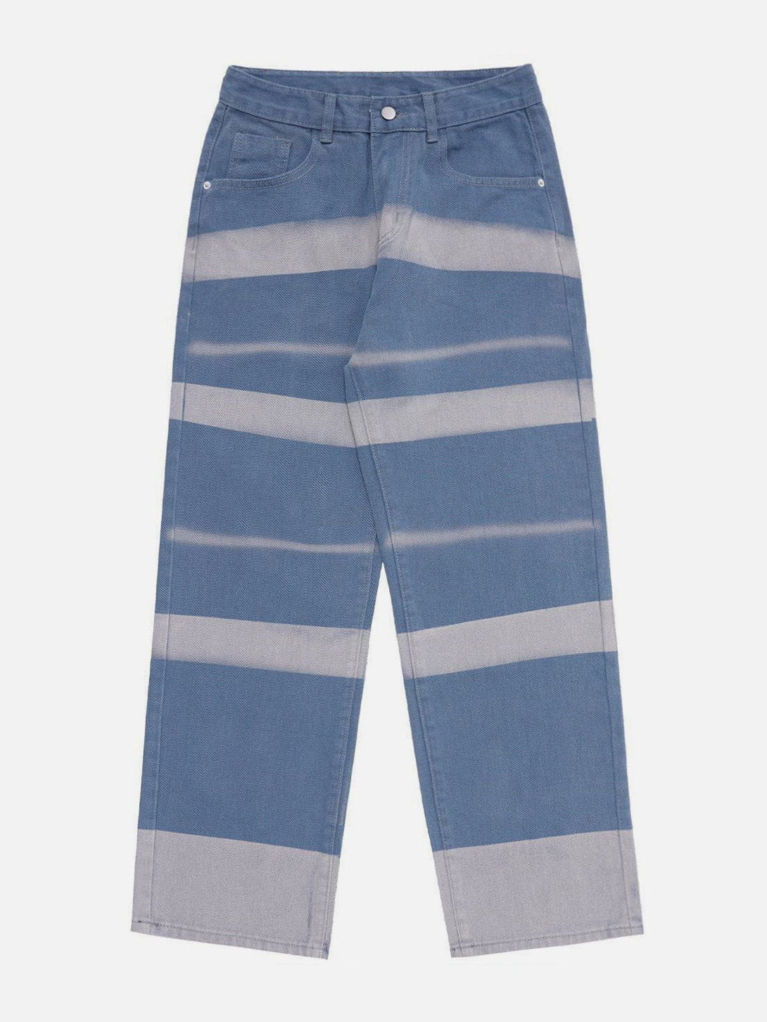 AlanBalen® - Stripe Splicing Jeans AlanBalen