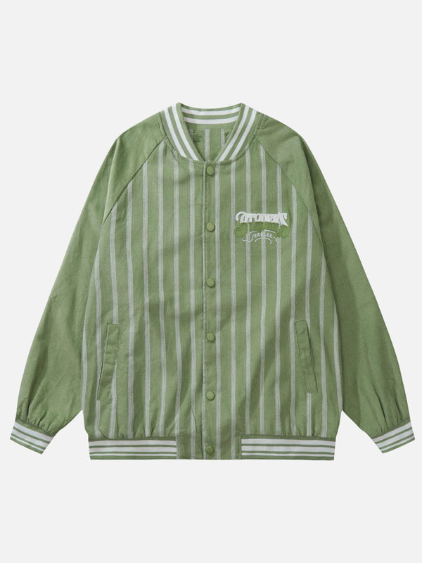 AlanBalen® - Stripe Varsity Jacket AlanBalen