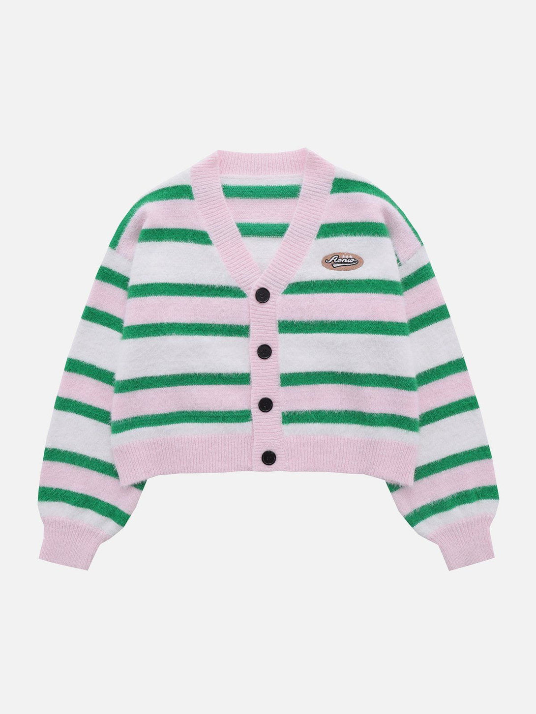 AlanBalen® - Striped Clashing Colours Cardigan AlanBalen