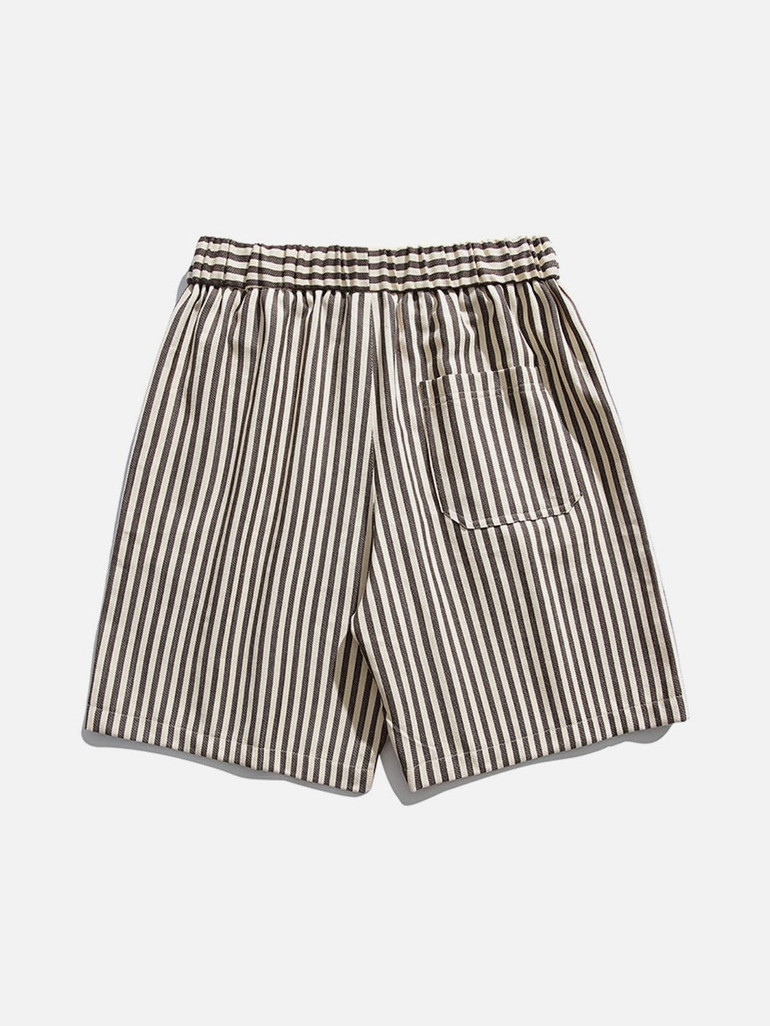 AlanBalen® - Striped Print Loose Drawstring Shorts AlanBalen