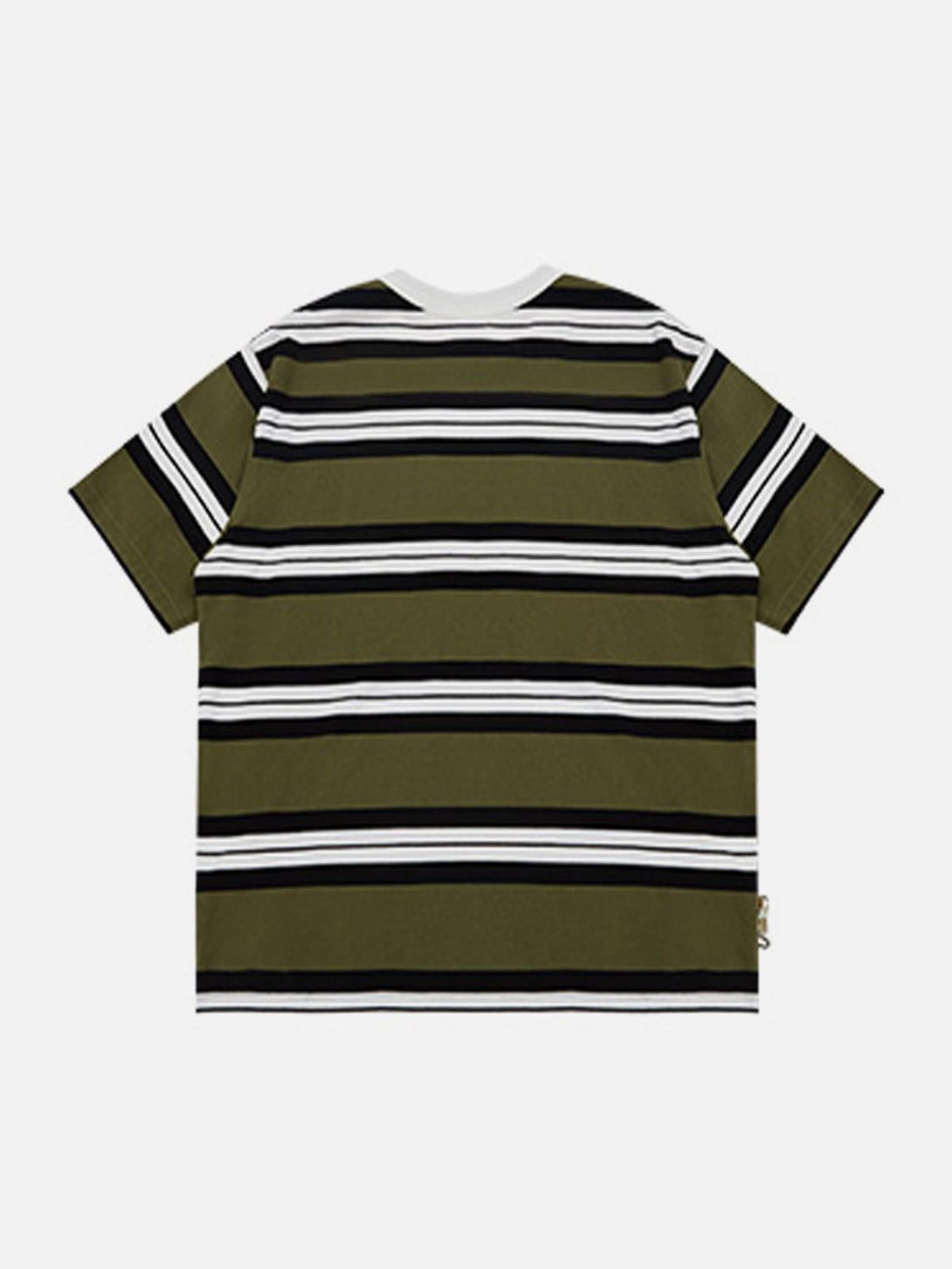 AlanBalen® - Stripes Print Cotton Tee AlanBalen