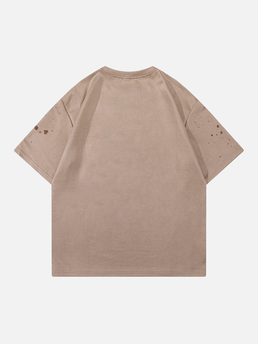 AlanBalen® - Suede Letter Print Tee AlanBalen