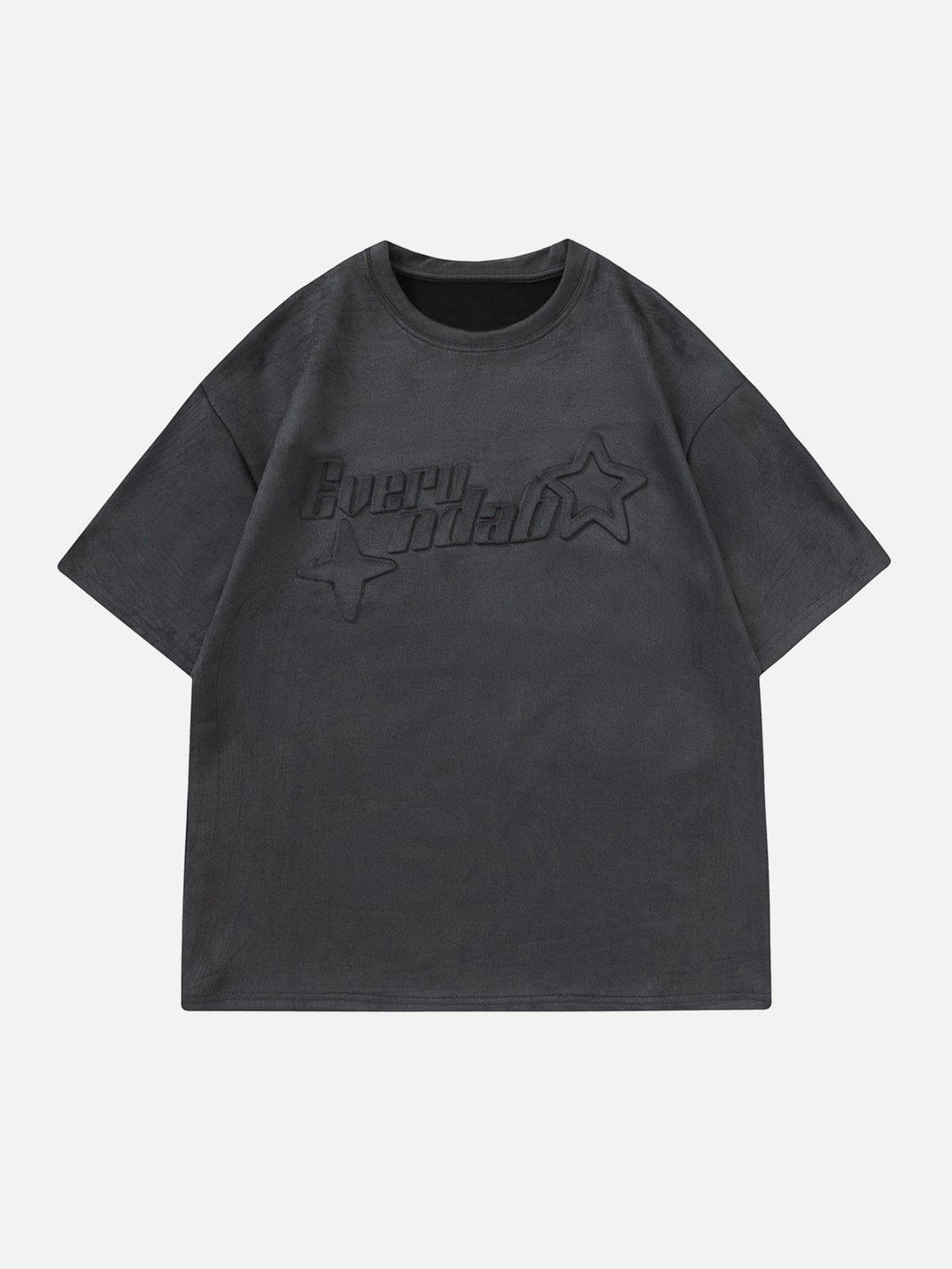 AlanBalen® - Suede Star Embossed Tee AlanBalen