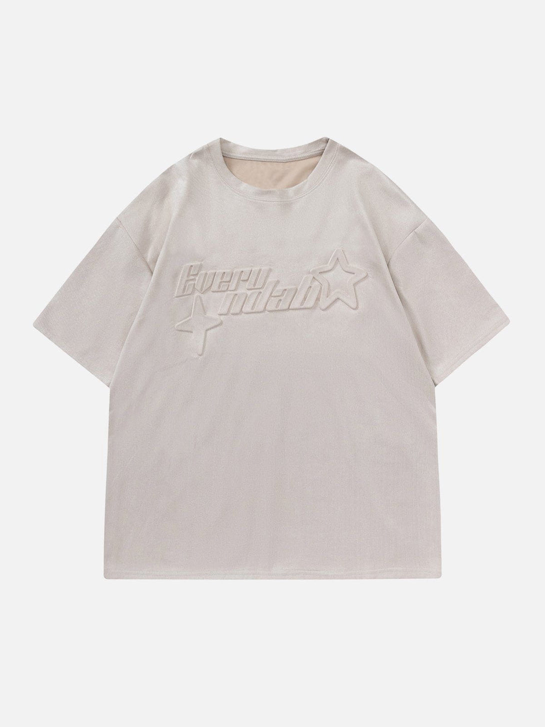 AlanBalen® - Suede Star Embossed Tee AlanBalen