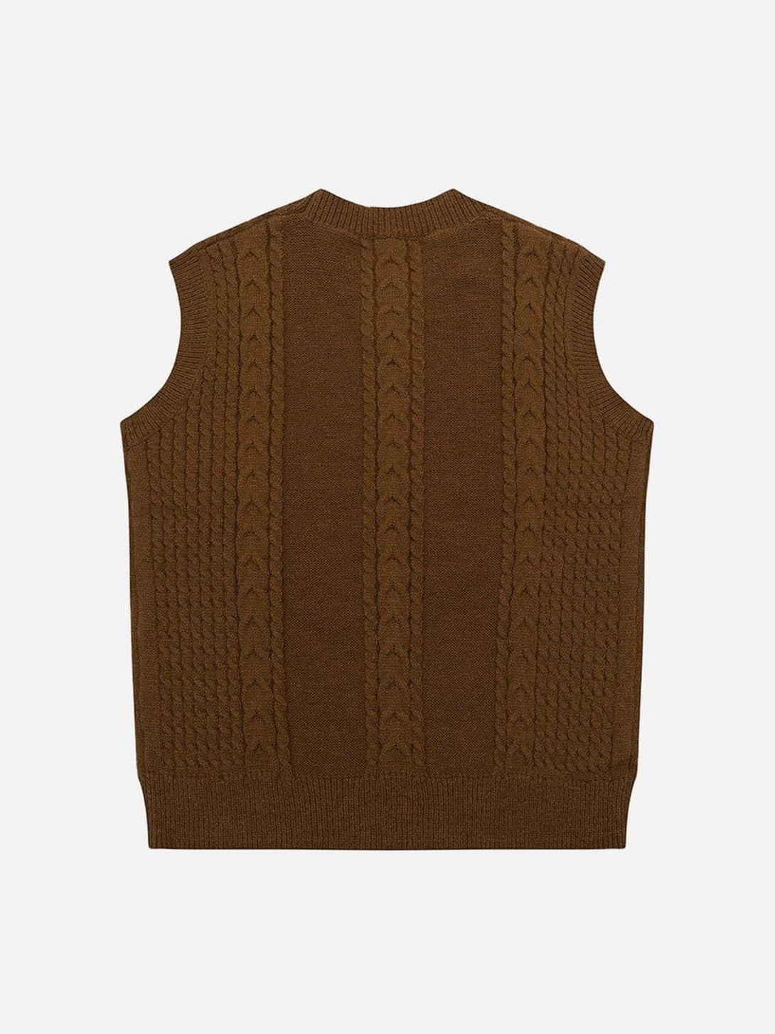 AlanBalen® - Sunflower Embroidered Sweater Vest AlanBalen