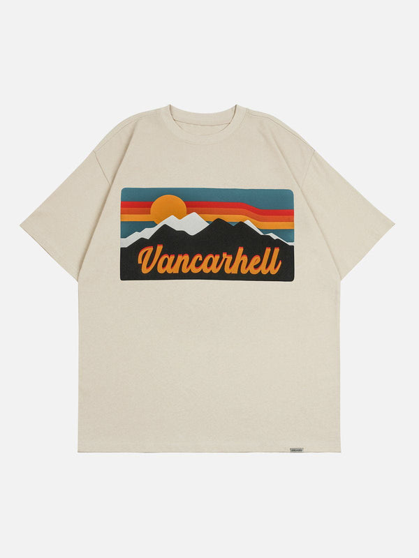 AlanBalen® - Sunset Graphic Print Tee AlanBalen