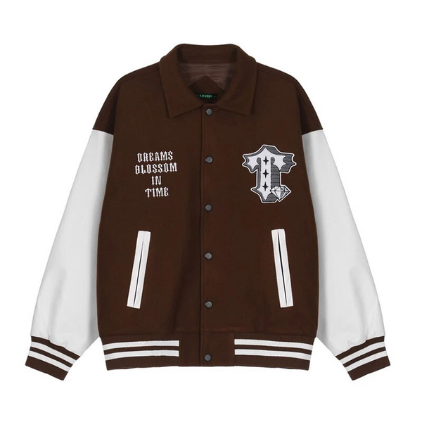 AlanBalen® - TIME MONEY Varsity Jacket AlanBalen