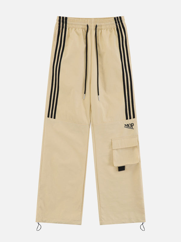 AlanBalen® - Tapered Leg Striped Sweatpants AlanBalen