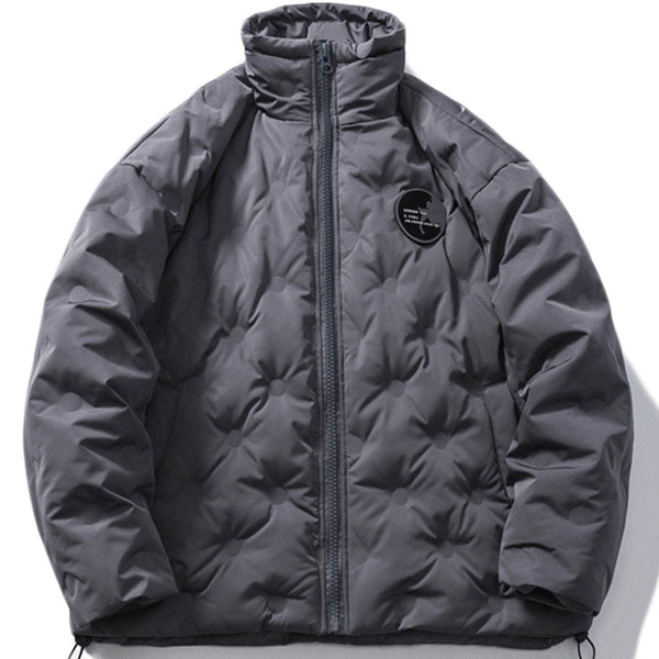 AlanBalen® - Textured Badge Winter Coat AlanBalen